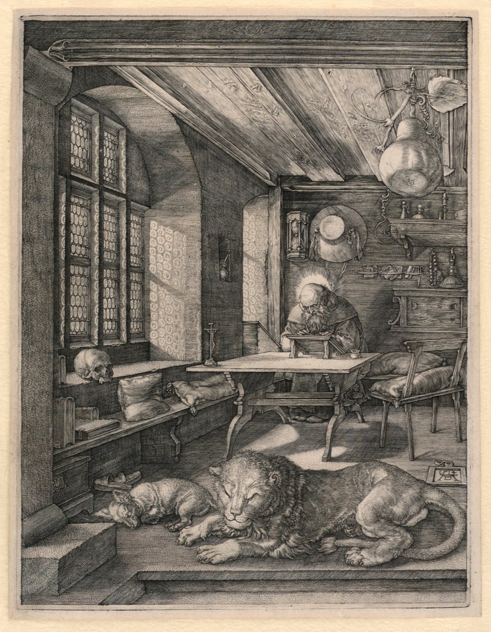 Svatý Jeroným ve své pracovně od Albrecht Dürer