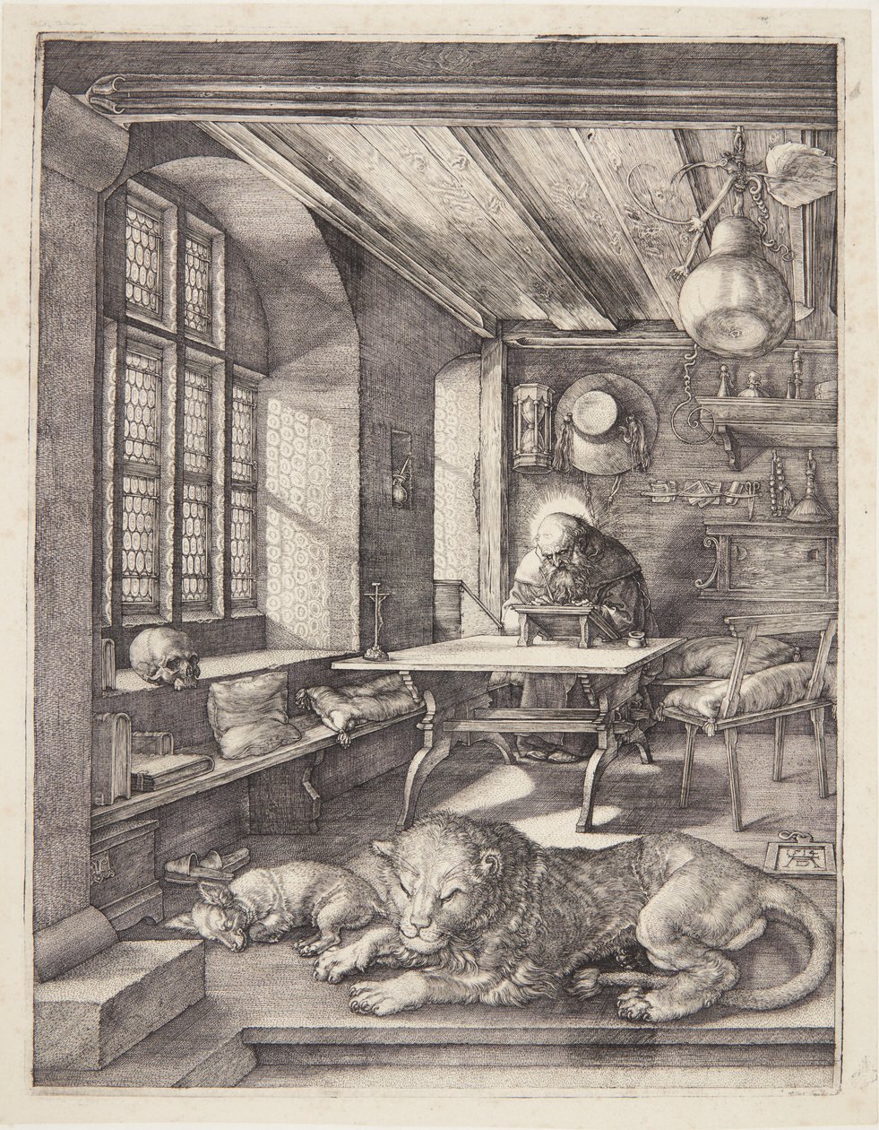 Svatý Jeroným ve své pracovně od Albrecht Dürer