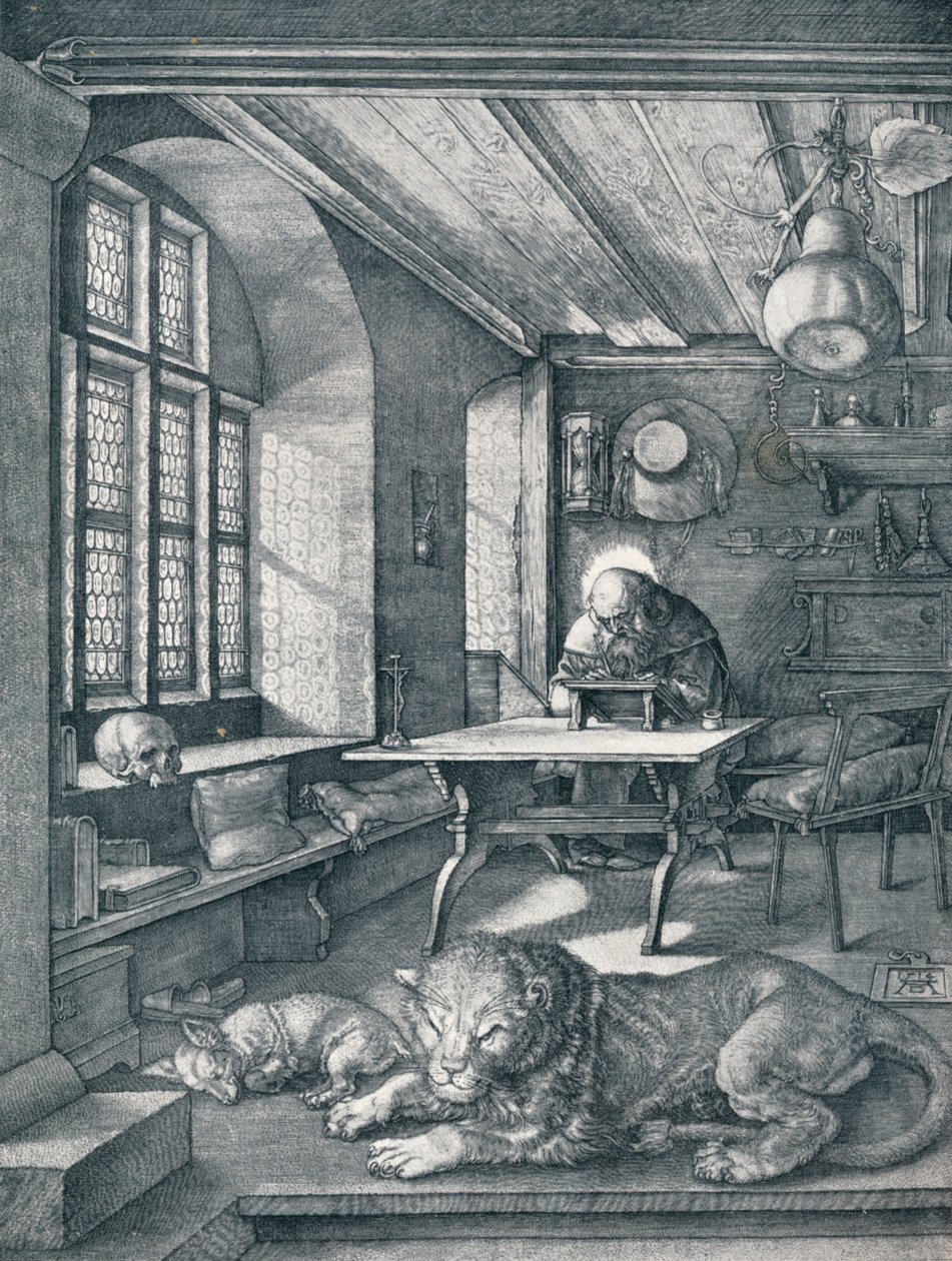 Svatý Jeroným ve své pracovně, 1514 1906 od Albrecht Dürer