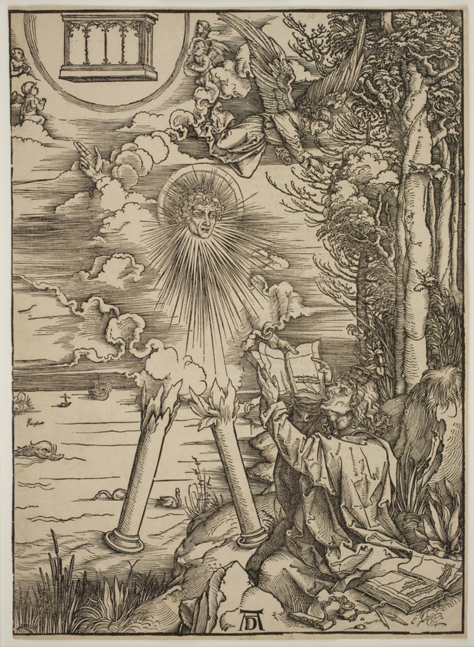 Svatý Jan požírající knihu od Albrecht Dürer
