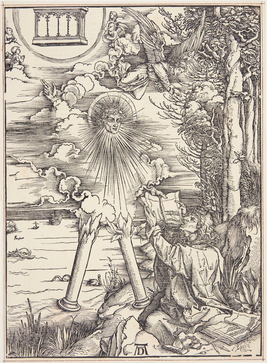Svatý Jan požírající knihu od Albrecht Dürer
