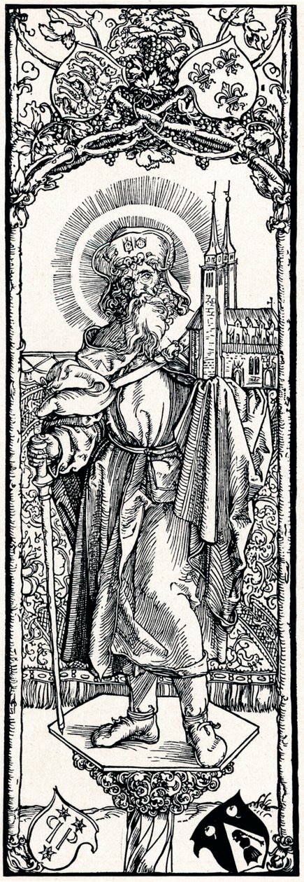 Svatý Sebaldus na hlavním městě, 1906 od Albrecht Dürer
