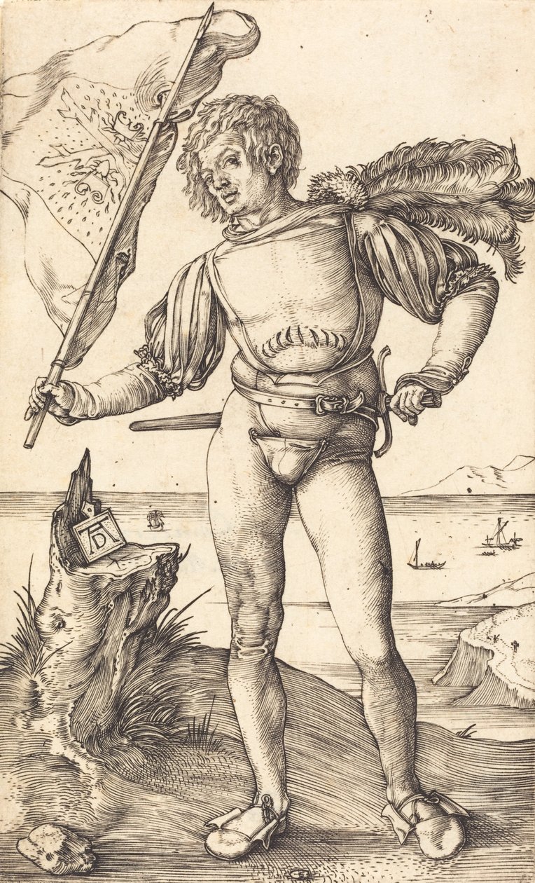 Standard Bearer, c. 15021503. od Albrecht Dürer