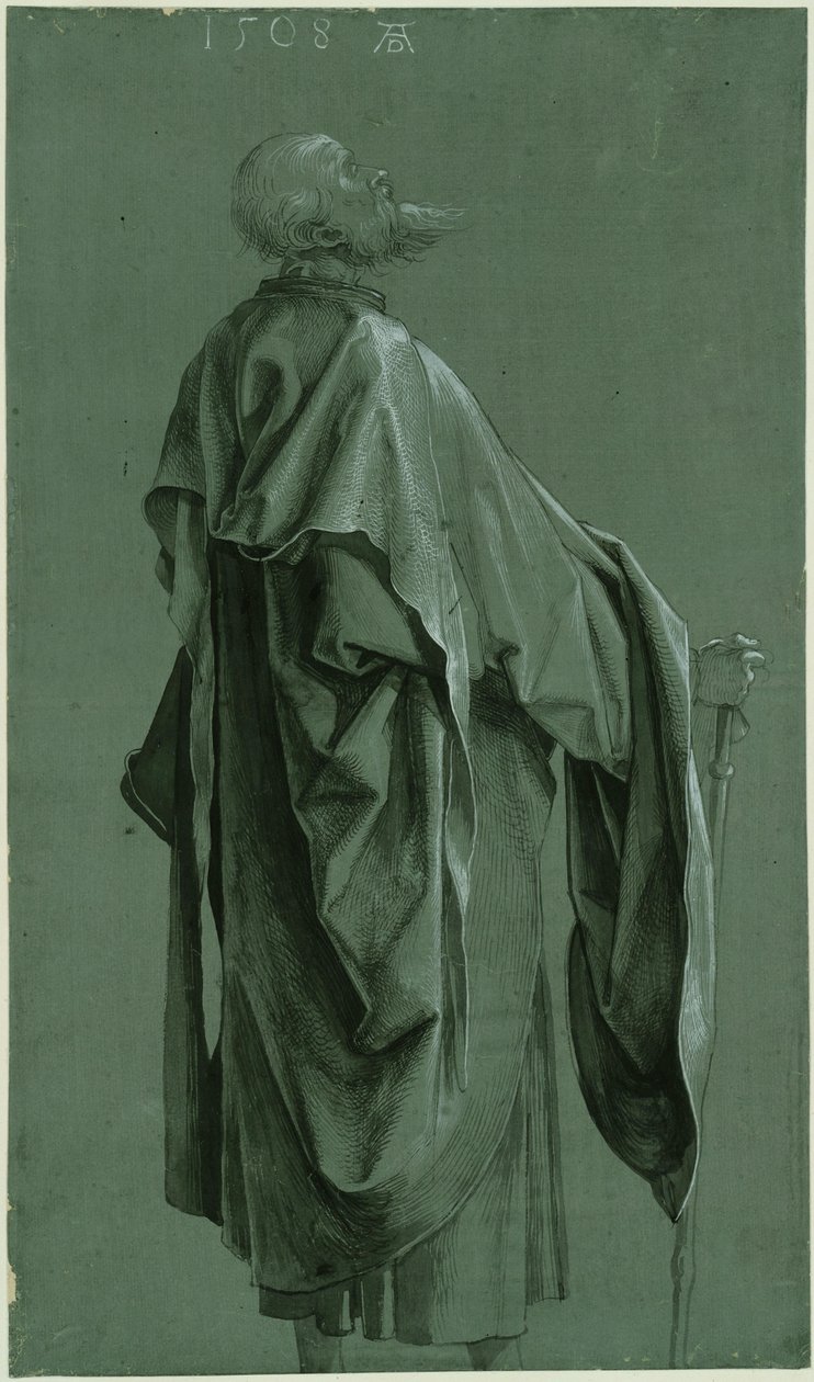 Stojící apoštol (Pavel nebo Jakub Starší) od Albrecht Dürer