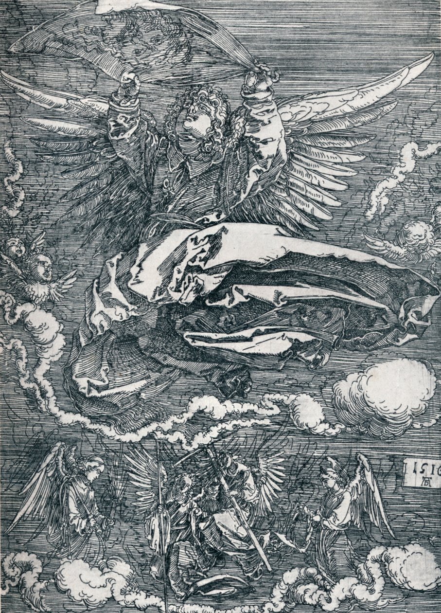 Sudarium zobrazené andělem, 1516 1906 od Albrecht Dürer
