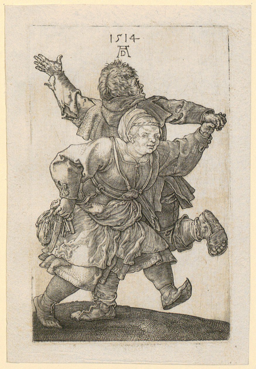 Tančící selský pár od Albrecht Dürer