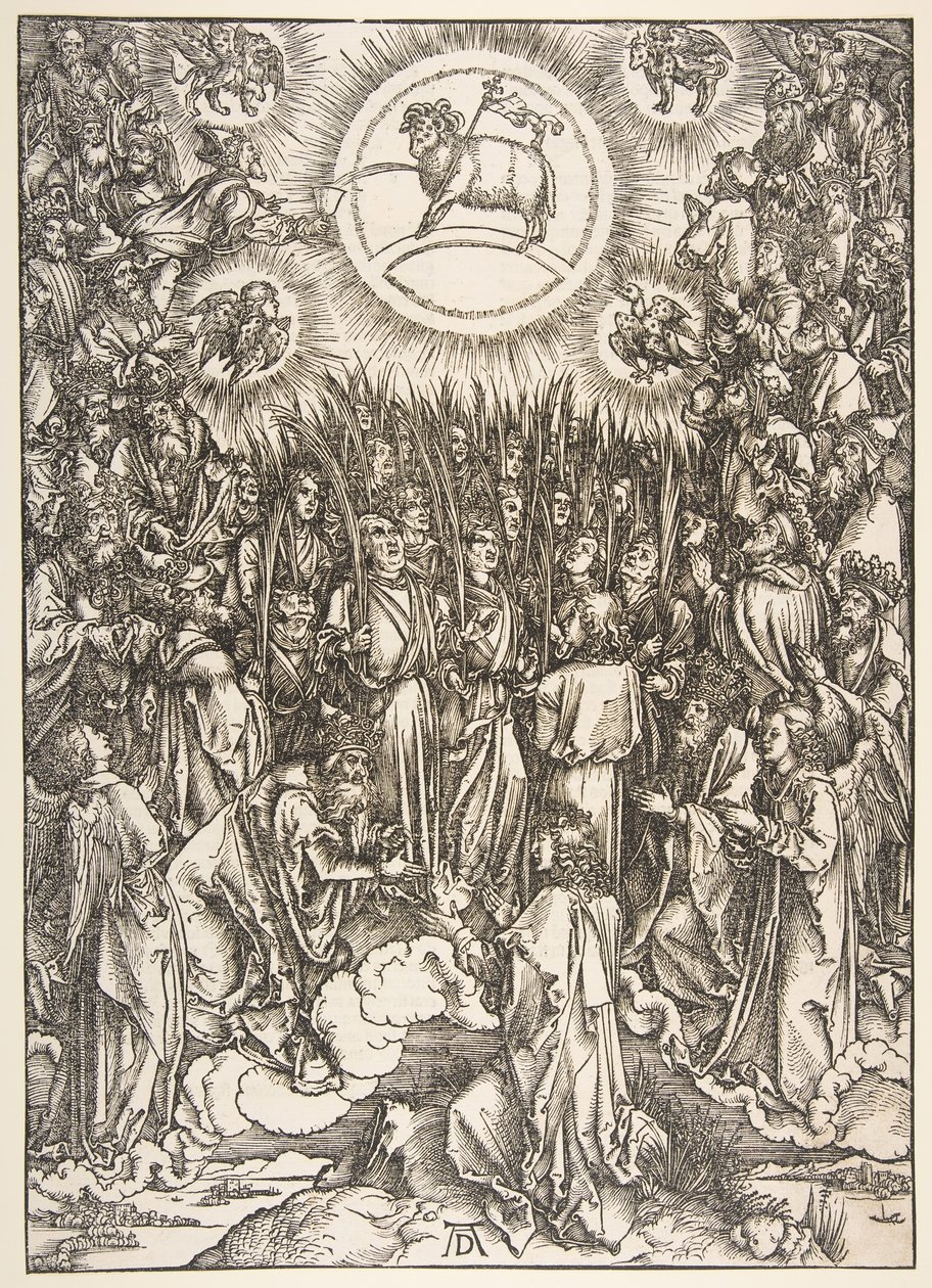 Klanění beránka ze série Apocalypse.n.d. od Albrecht Dürer
