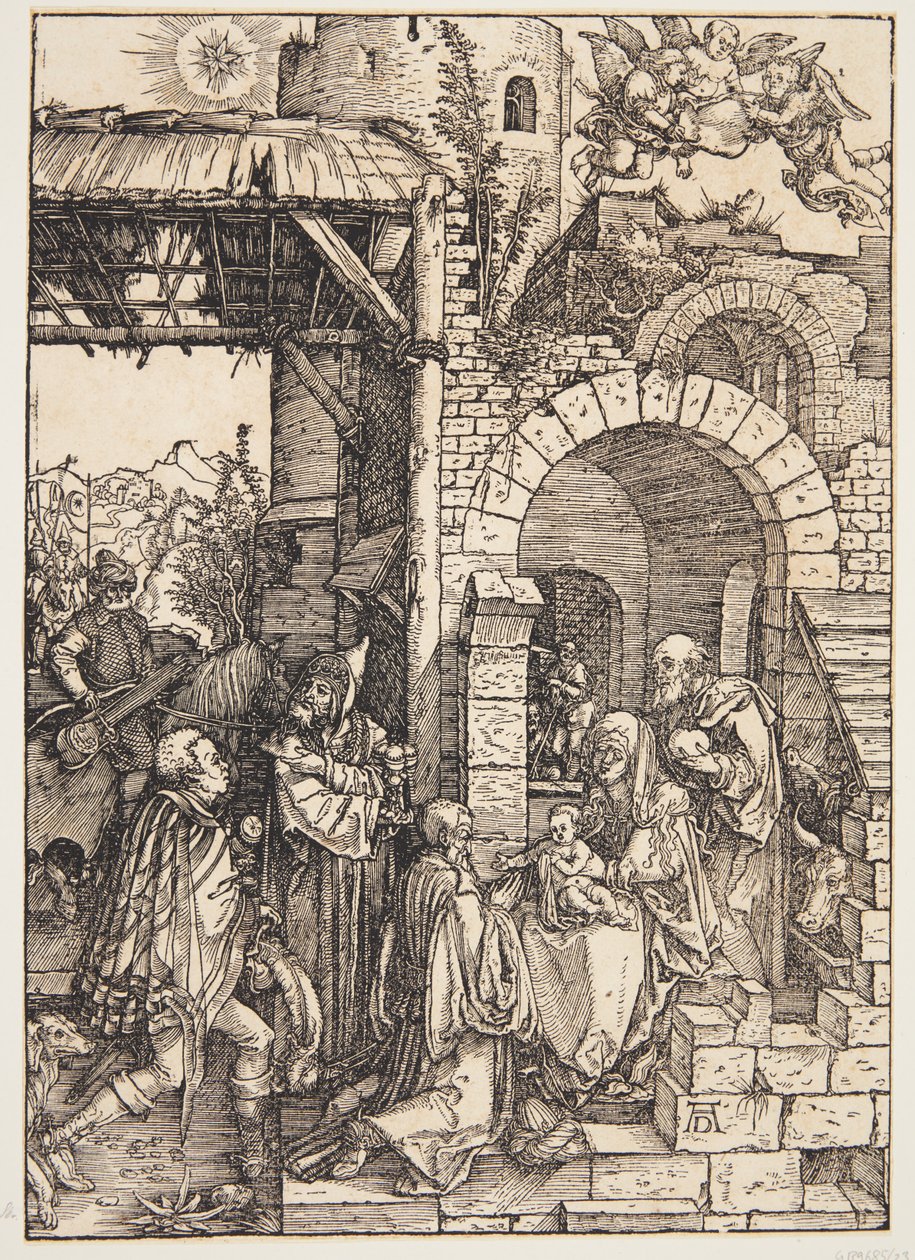 Klanění tří králů od Albrecht Dürer
