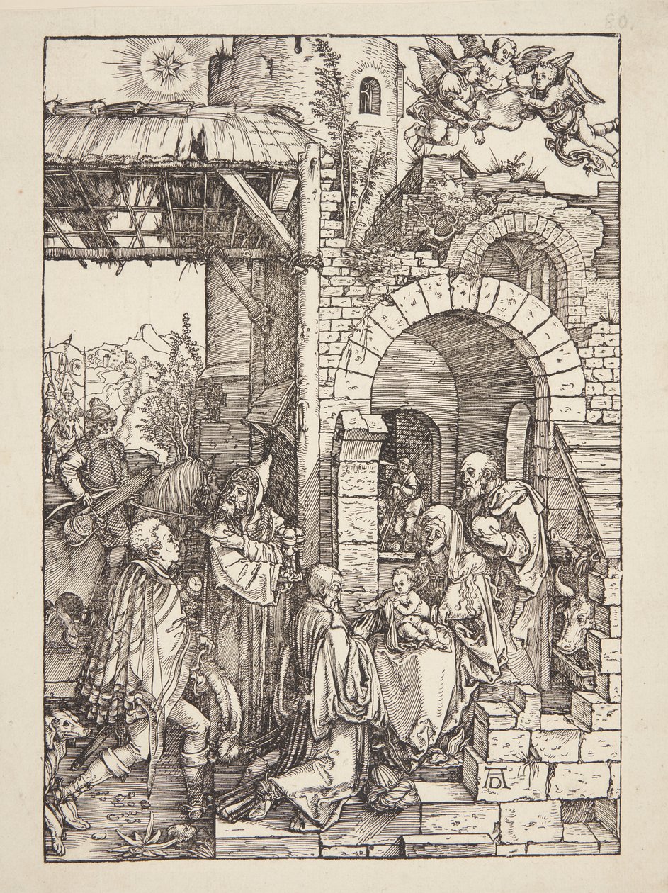 Klanění tří králů od Albrecht Dürer
