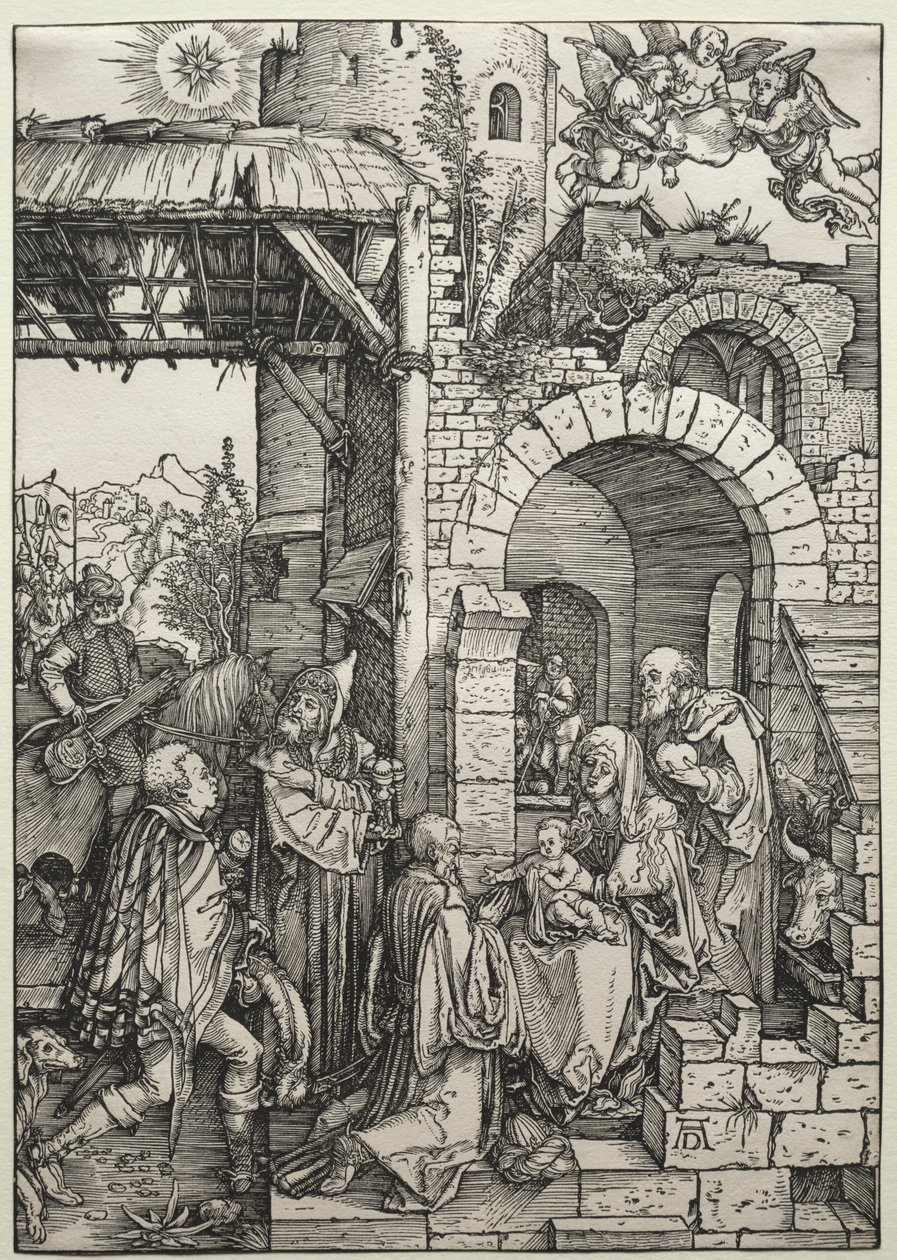 Klanění tří králů od Albrecht Dürer