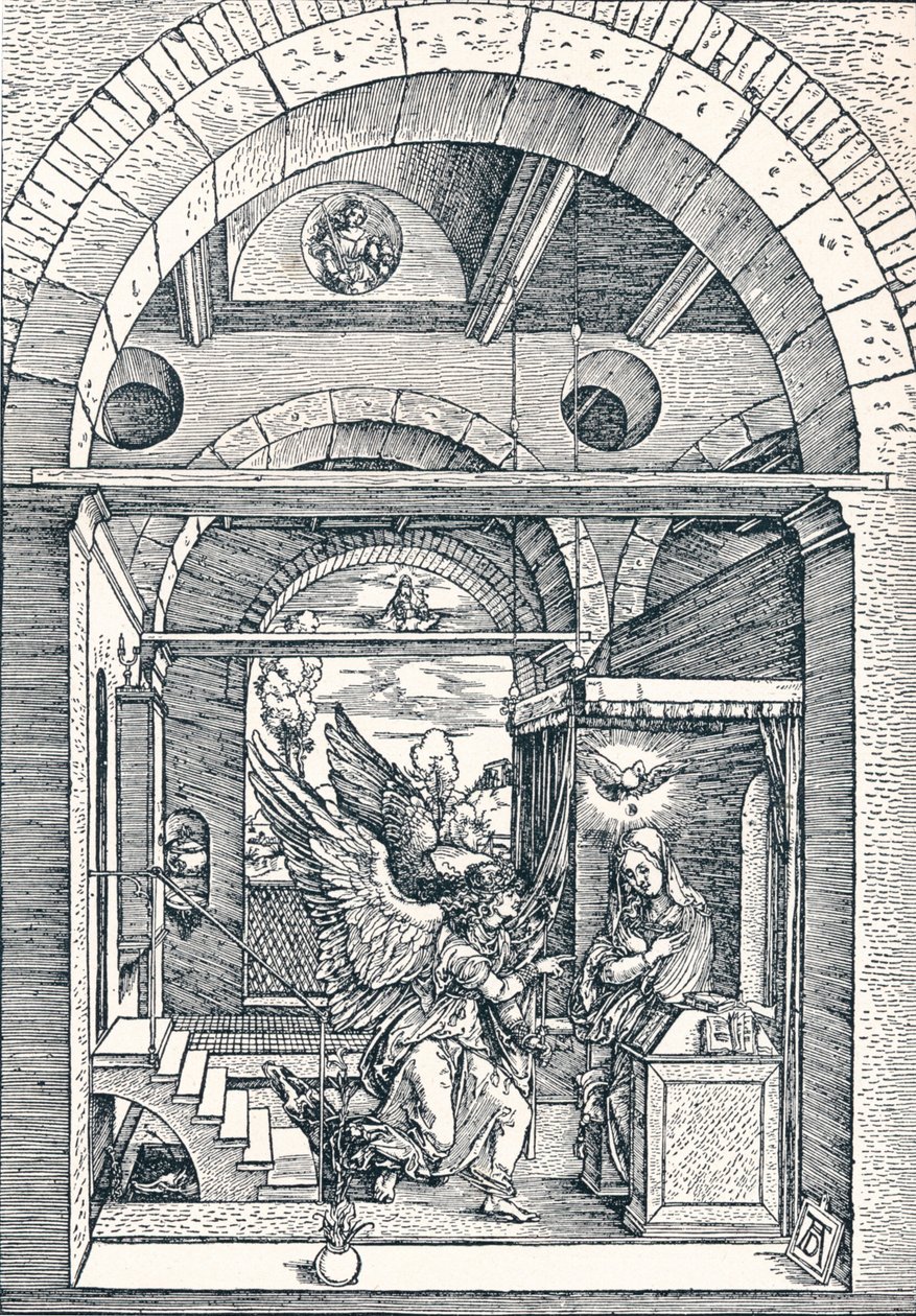 Zvěstování, 1506 1906 od Albrecht Dürer