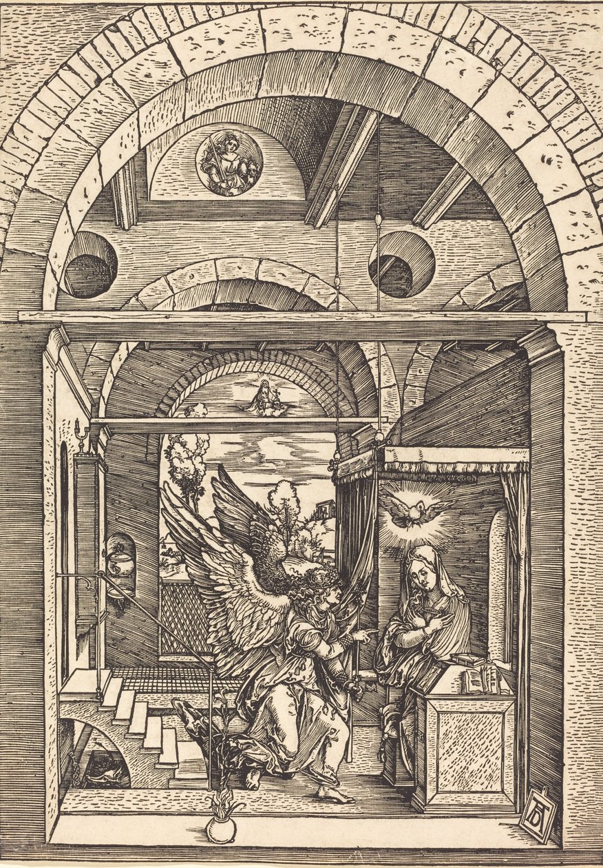 Zvěstování, c. 15021504. od Albrecht Dürer
