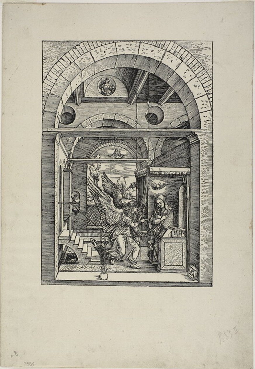 Zvěstování ze Života Panny Marie od Albrecht Dürer