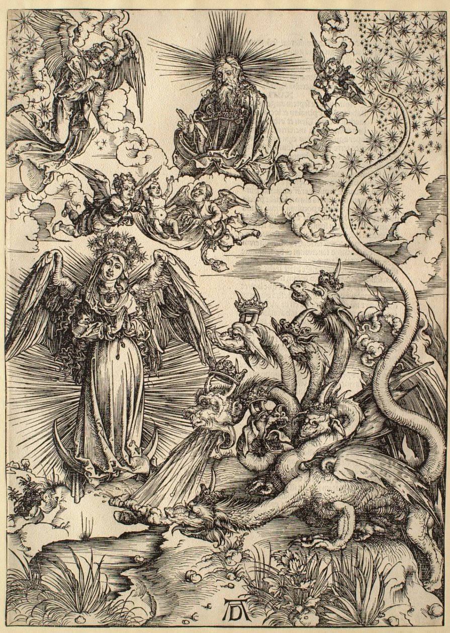 Apokalypsa: Apokalyptická žena od Albrecht Dürer