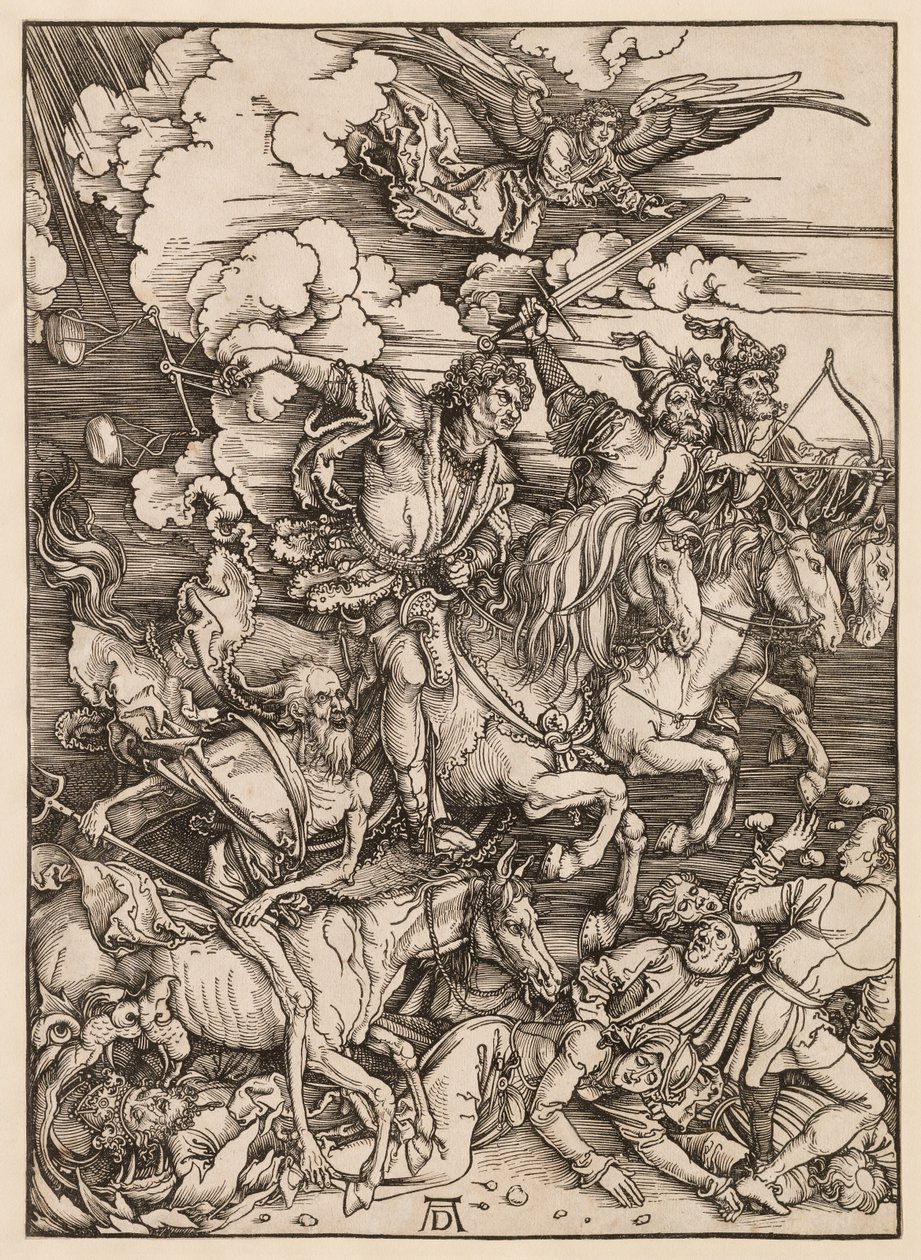 Apokalypsa: Čtyři jezdci od Albrecht Dürer