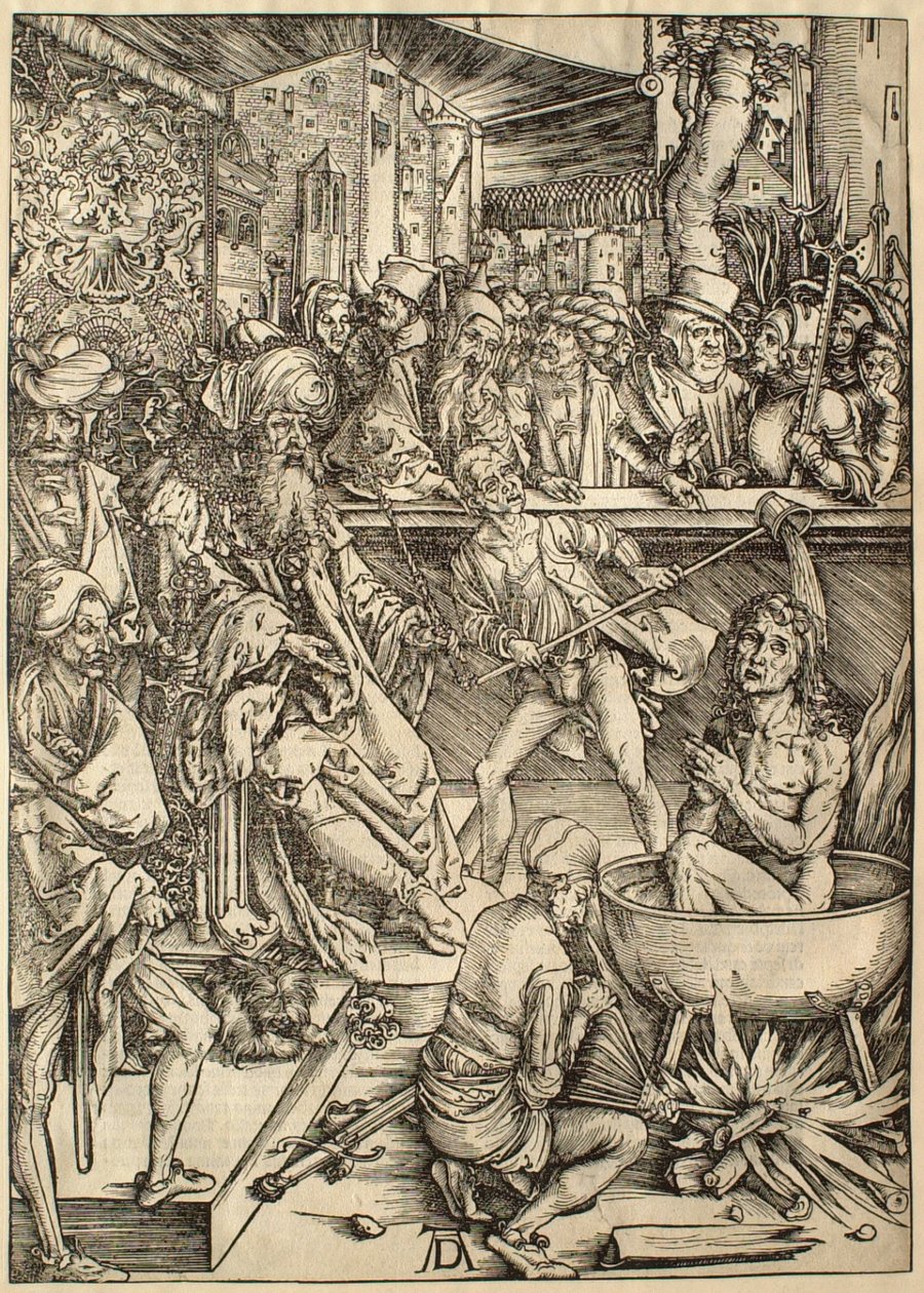 Apokalypsa: mučednictví svatého Jana od Albrecht Dürer