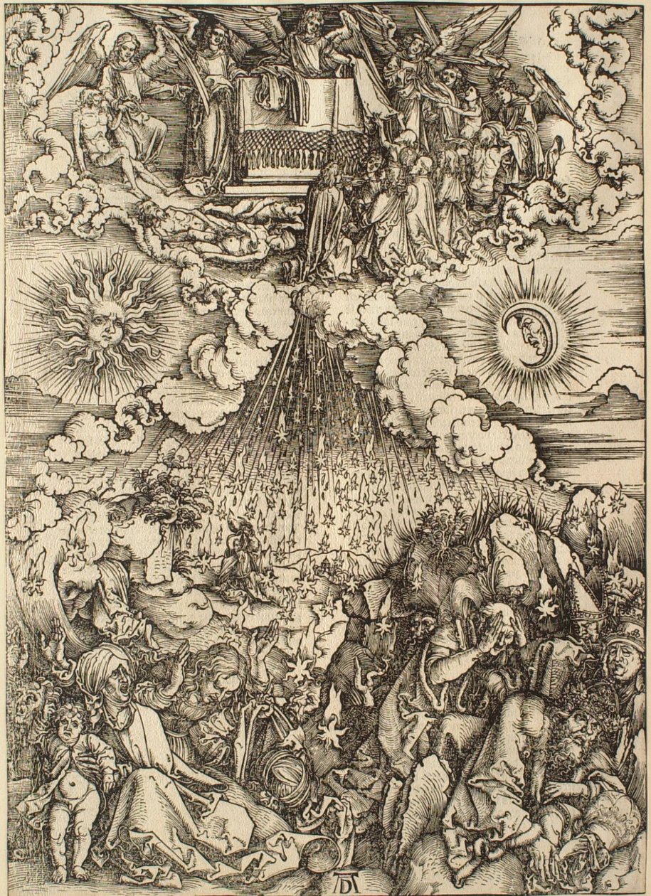 Apokalypsa: Otevření páté a šesté pečeti od Albrecht Dürer