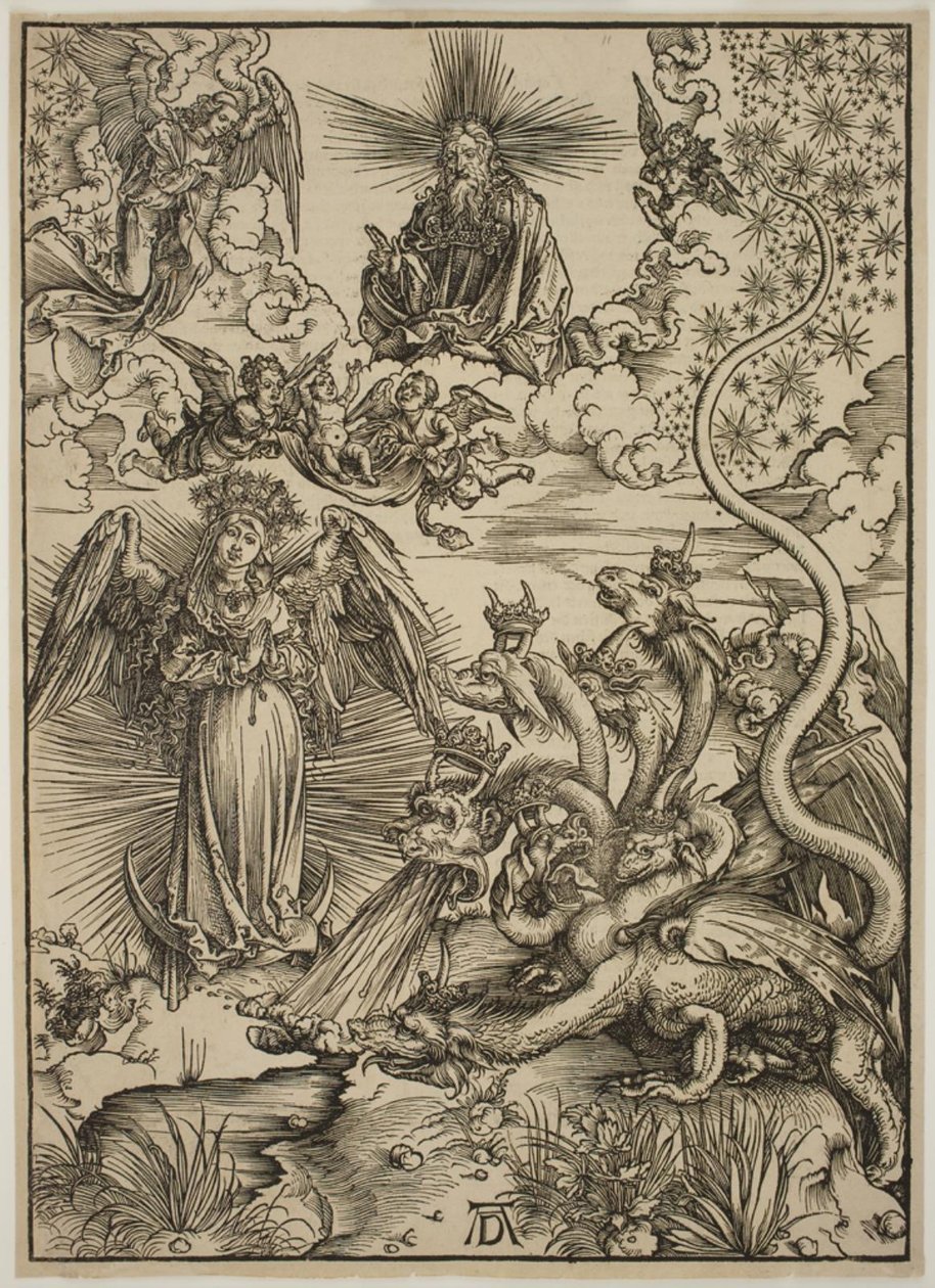 The Apocalyptic Woman   1276653   cs       czech Successfully Translated  Original: Fotoreproductie van het schilderij De molen bij Wijk bij Duurstede door Jacob Isaacksz. van Ruisdael Musée dAmsterdam. Jacob van Ruisdaël. - Vue du Rhin. (title on object)  od Albrecht Dürer