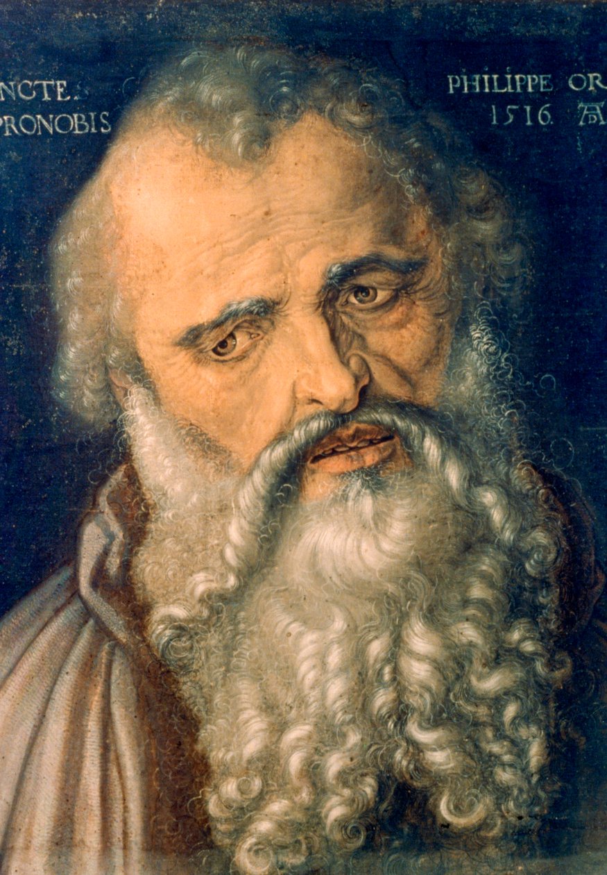 Apoštol Filip, 1516 od Albrecht Dürer