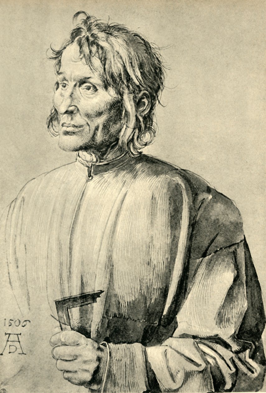 Architekt Hieronymus von Augsburg, 1506, 1943. od Albrecht Dürer