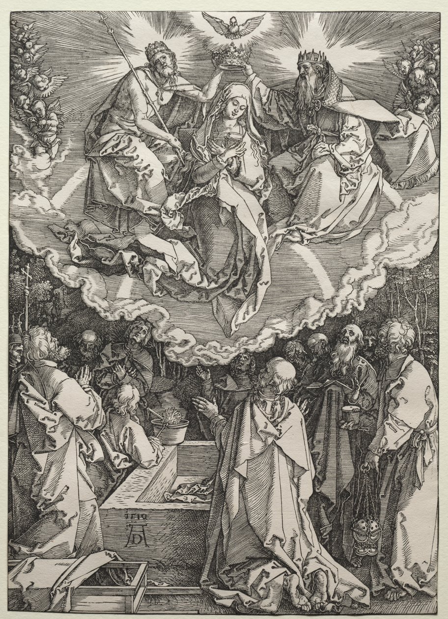 Nanebevzetí a korunovace Panny Marie od Albrecht Dürer