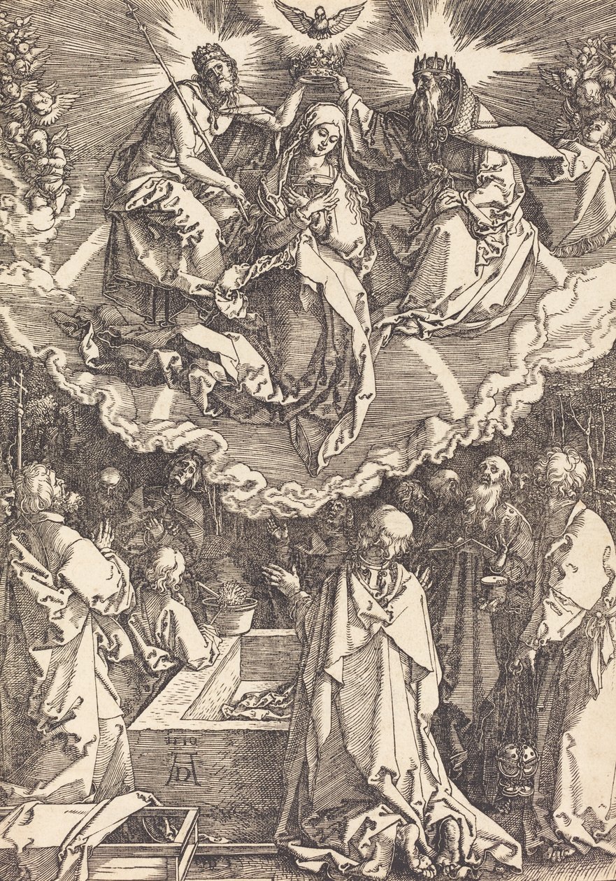 Nanebevzetí a korunovace Panny Marie, 1510. od Albrecht Dürer