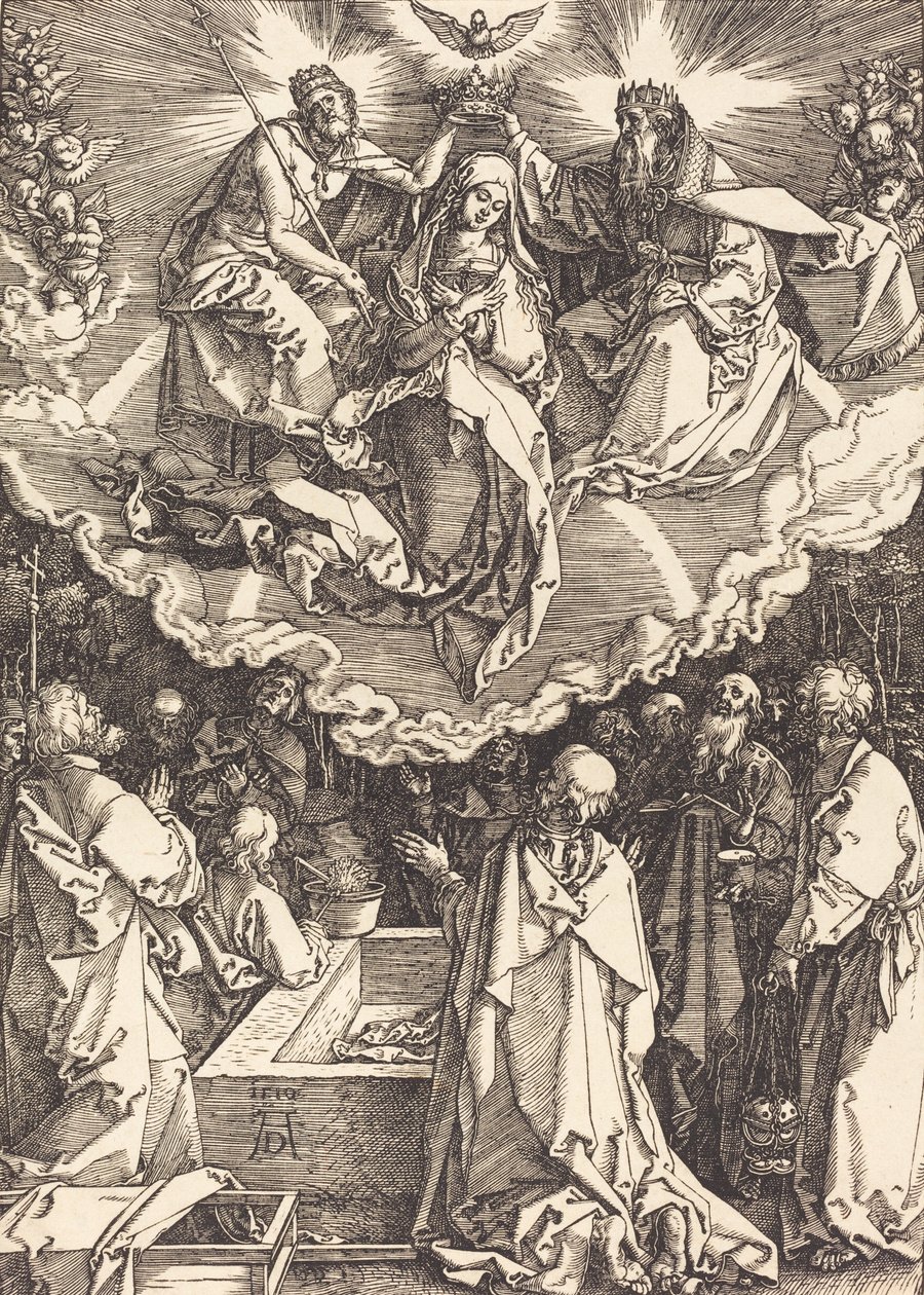 Nanebevzetí a korunovace Panny Marie, 1510. od Albrecht Dürer