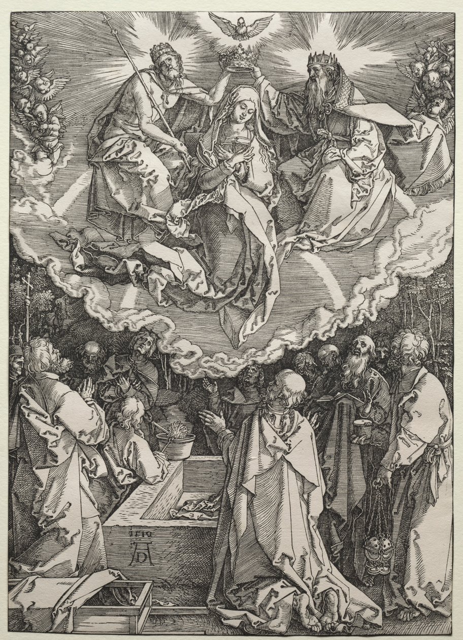 Nanebevzetí a korunovace Panny Marie, 1510. od Albrecht Dürer