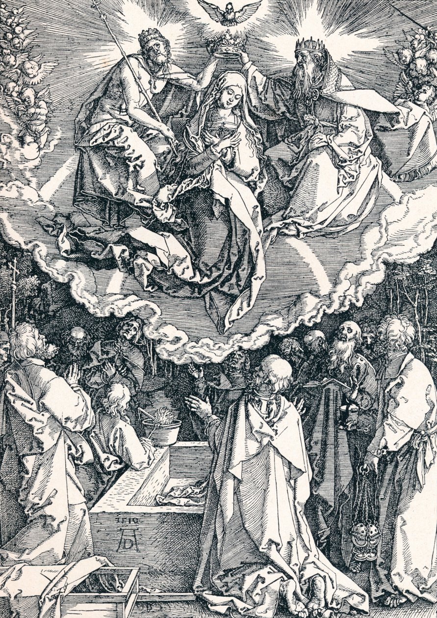 Nanebevzetí a korunovace Panny Marie, 1510 1906 od Albrecht Dürer