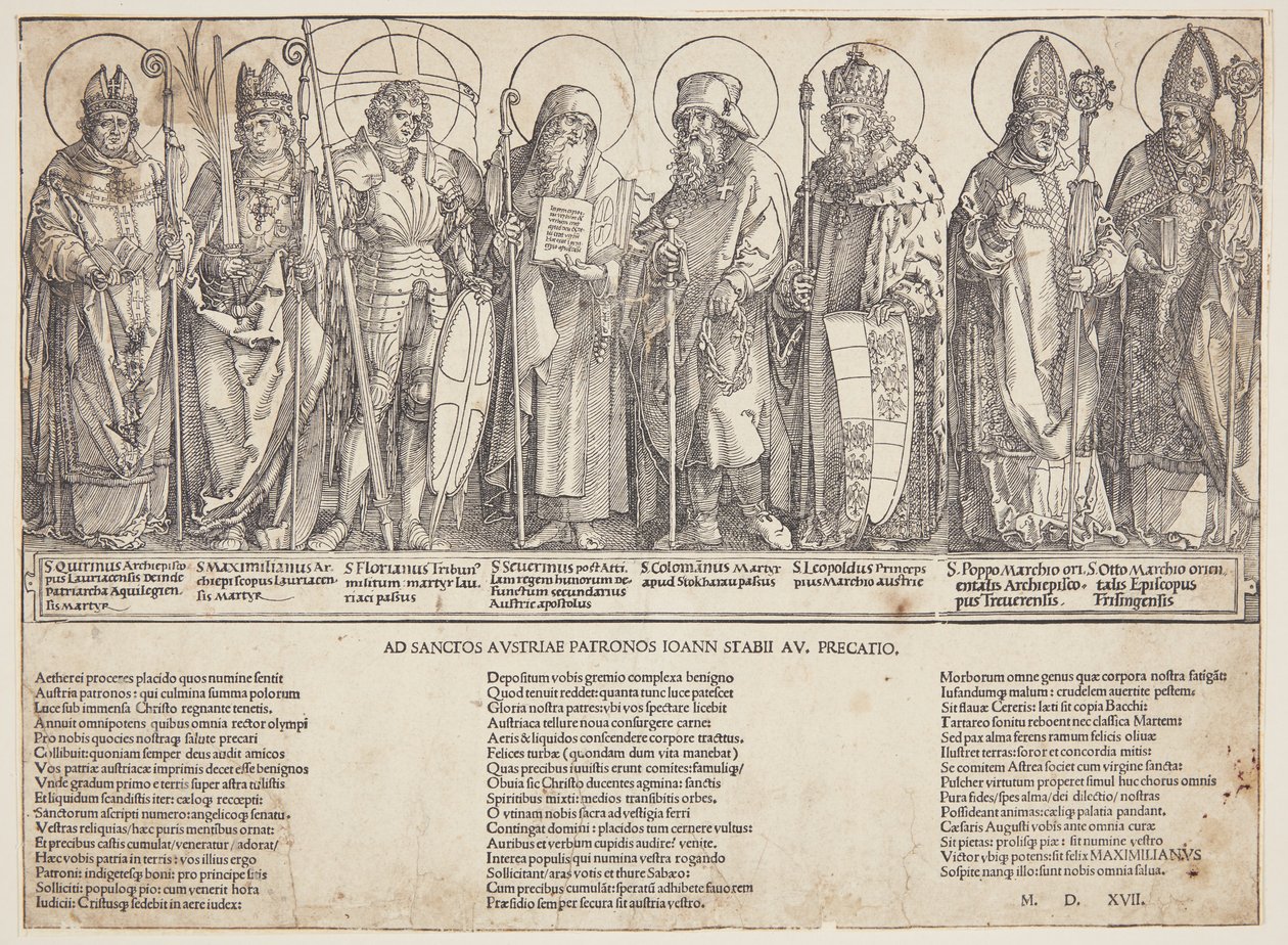 The Austrian saints   1263179   cs       czech Successfully Translated  Original: Pales Godinnen en nimfen (series title) Translat: Pales Godinnen en nimfen (series title) 1365643 cs czech Successfully Translated Original: Portret van de componist en etser od Albrecht Dürer