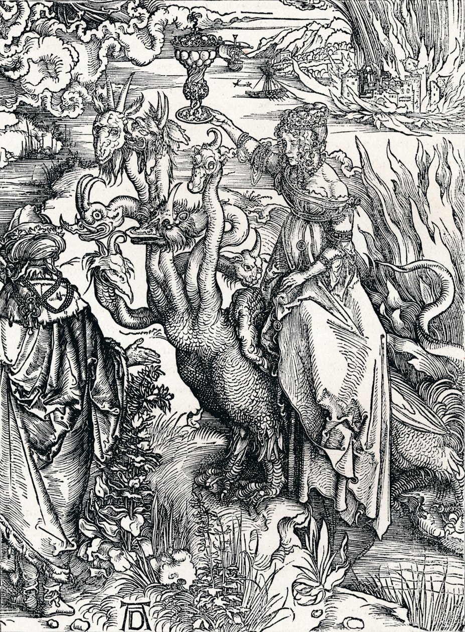 Babylonská děvka, 1498, 1906 od Albrecht Dürer