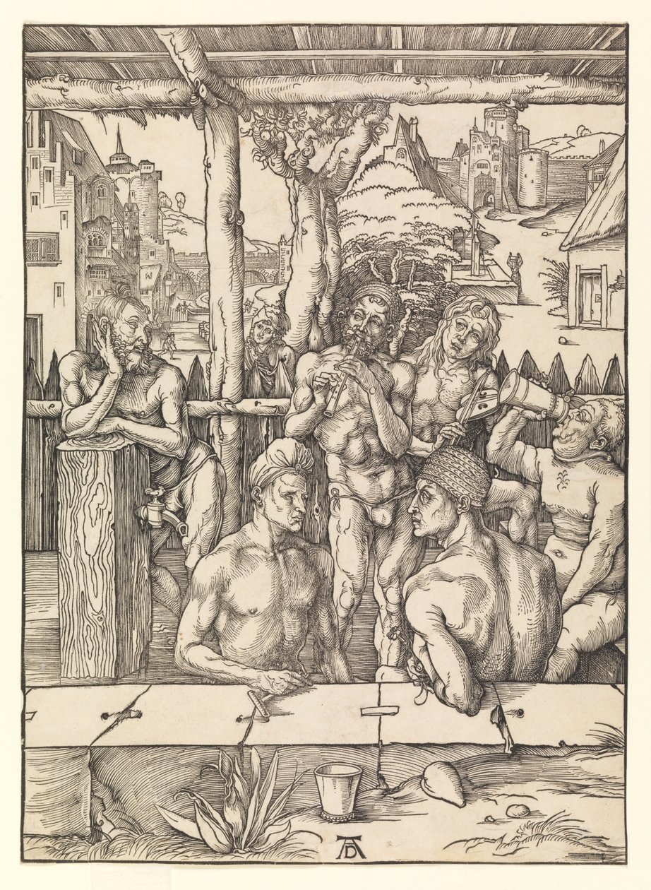 Lázeňský dům od Albrecht Dürer