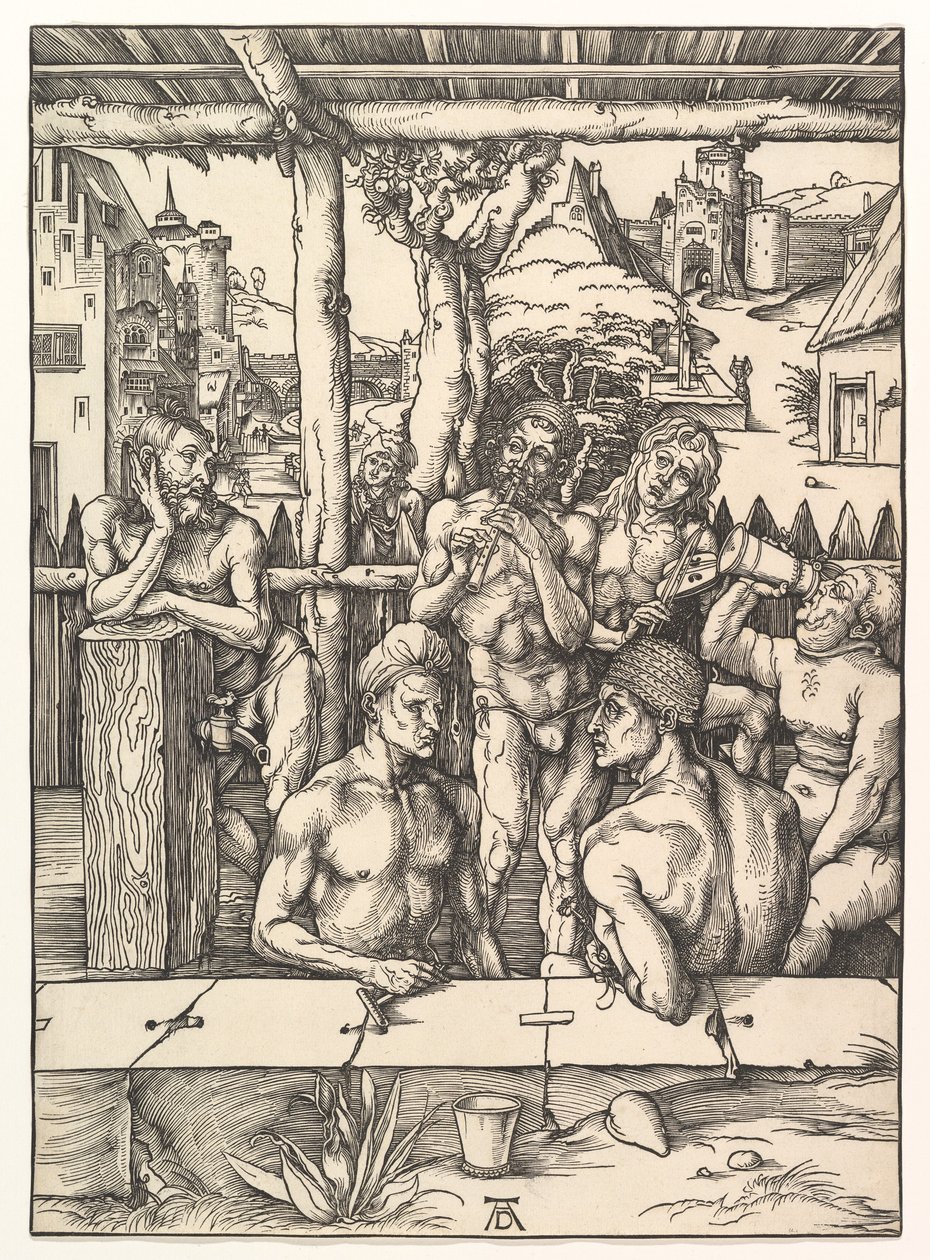 Lázeňský dům od Albrecht Dürer
