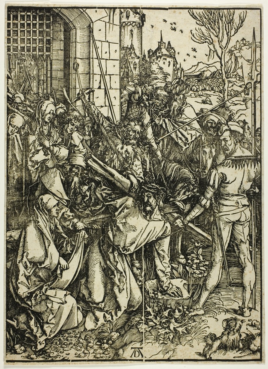 Nesení kříže, z Velkého umučení od Albrecht Dürer