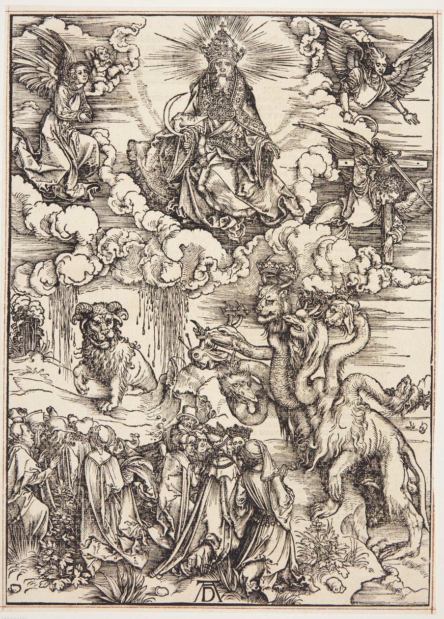 Bestie se dvěma rohy jako beránek od Albrecht Dürer