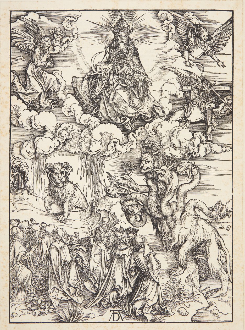 Bestie se dvěma rohy jako beránek od Albrecht Dürer
