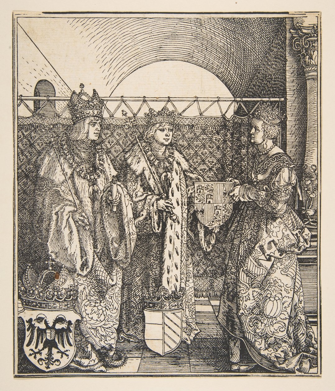 Zasnoubení Filipa a Joanny.n.d. od Albrecht Dürer