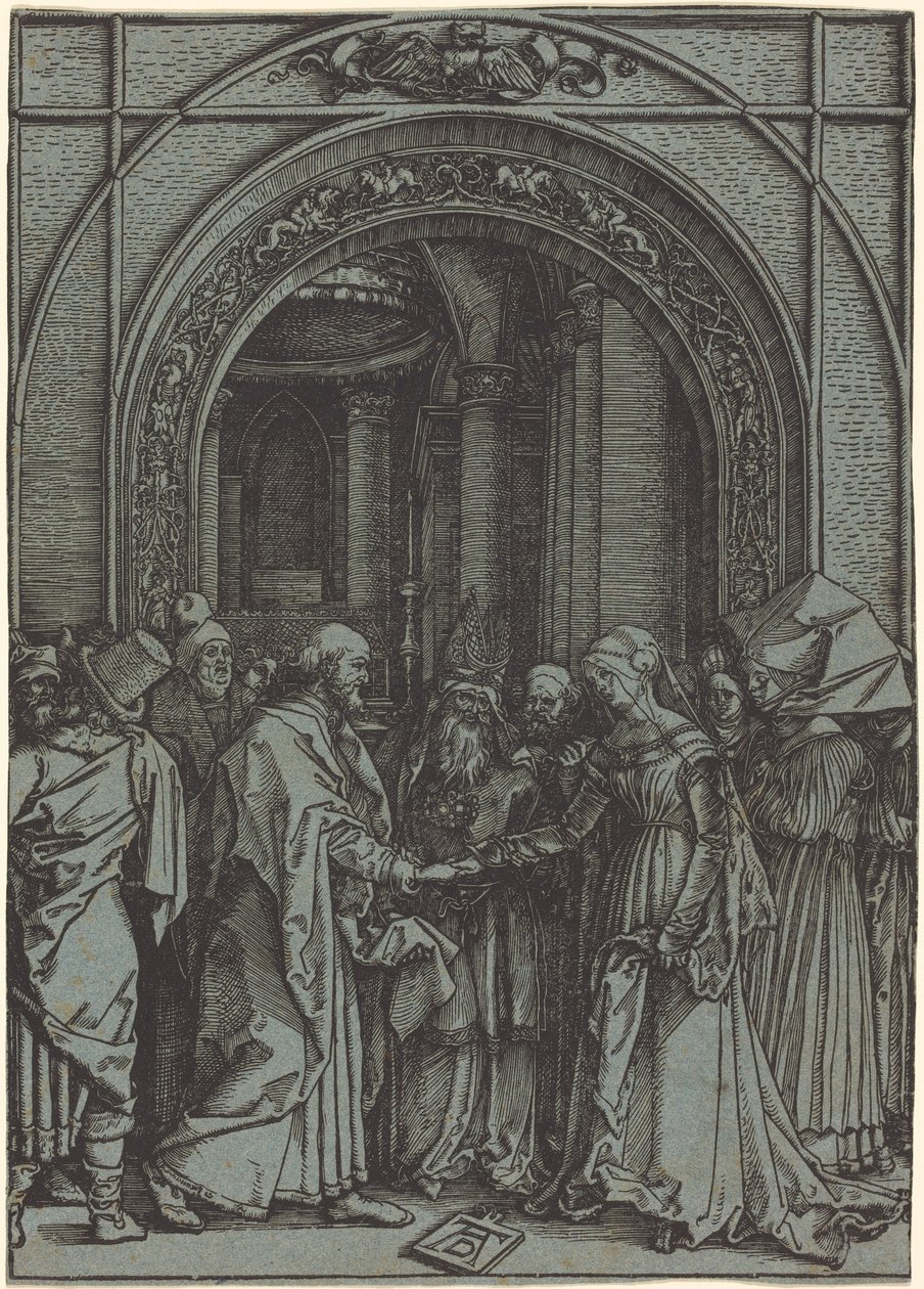 Zasnoubení Panny Marie od Albrecht Dürer