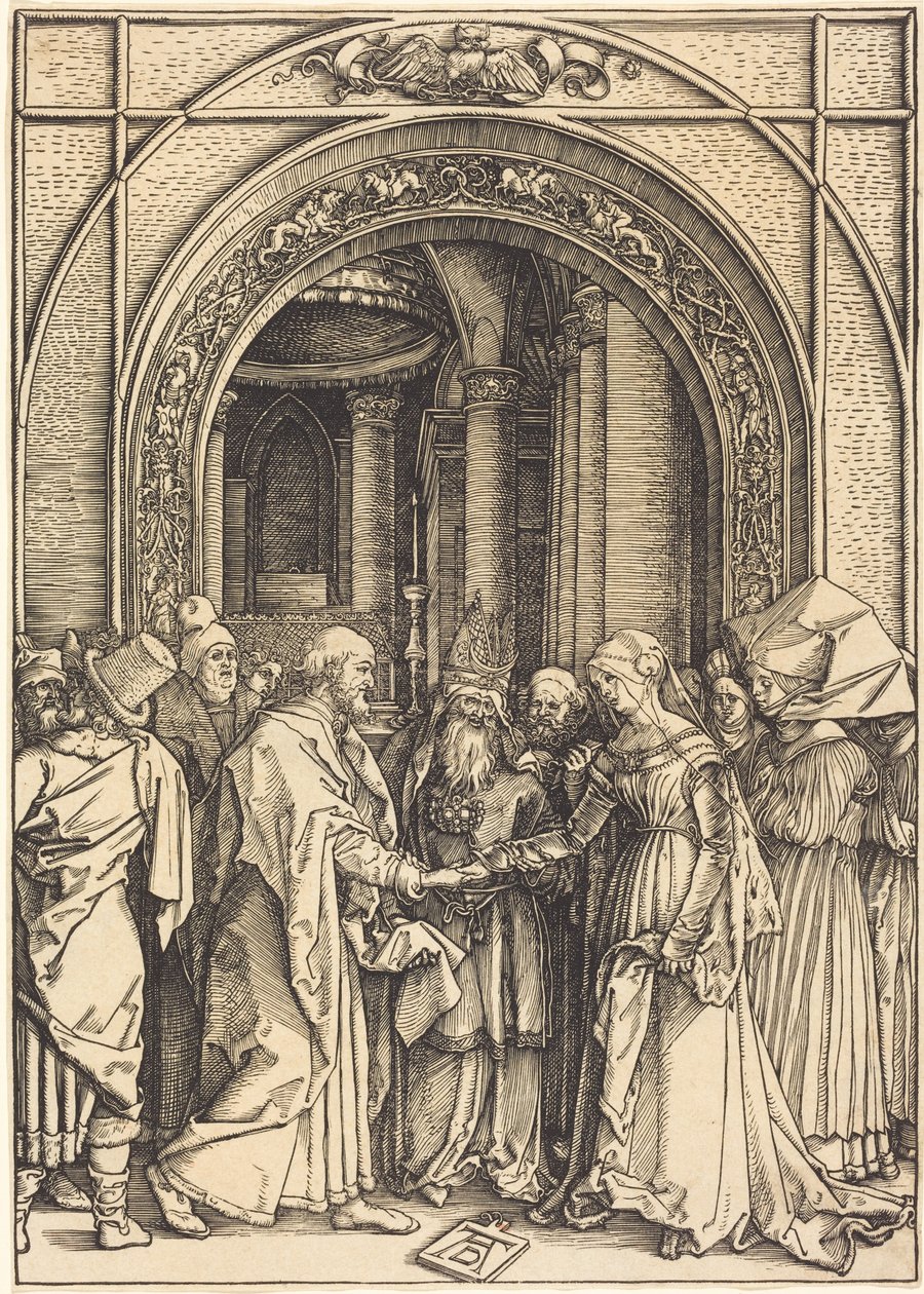 Zasnoubení Panny Marie od Albrecht Dürer