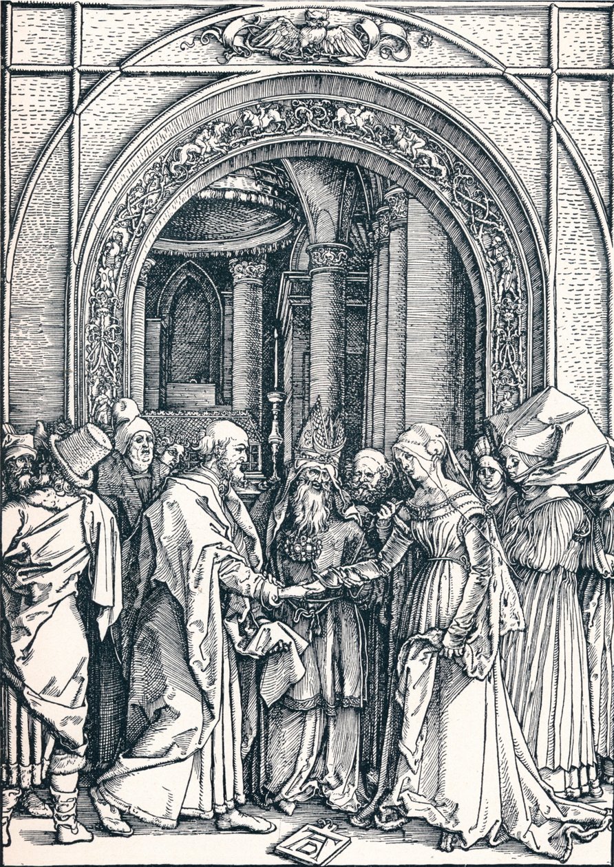 Zasnoubení Panny, 1506 1906. od Albrecht Dürer