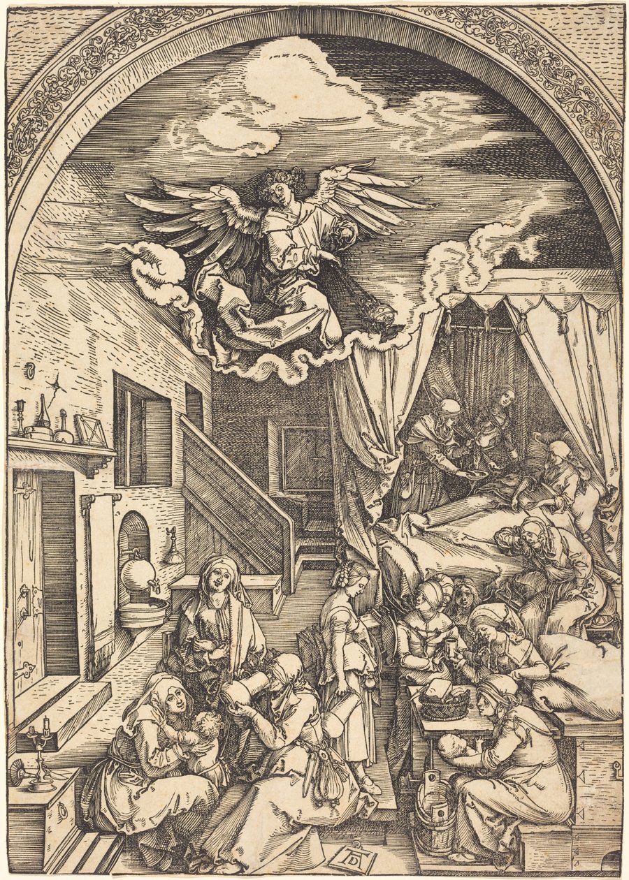 Narození Panny Marie od Albrecht Dürer