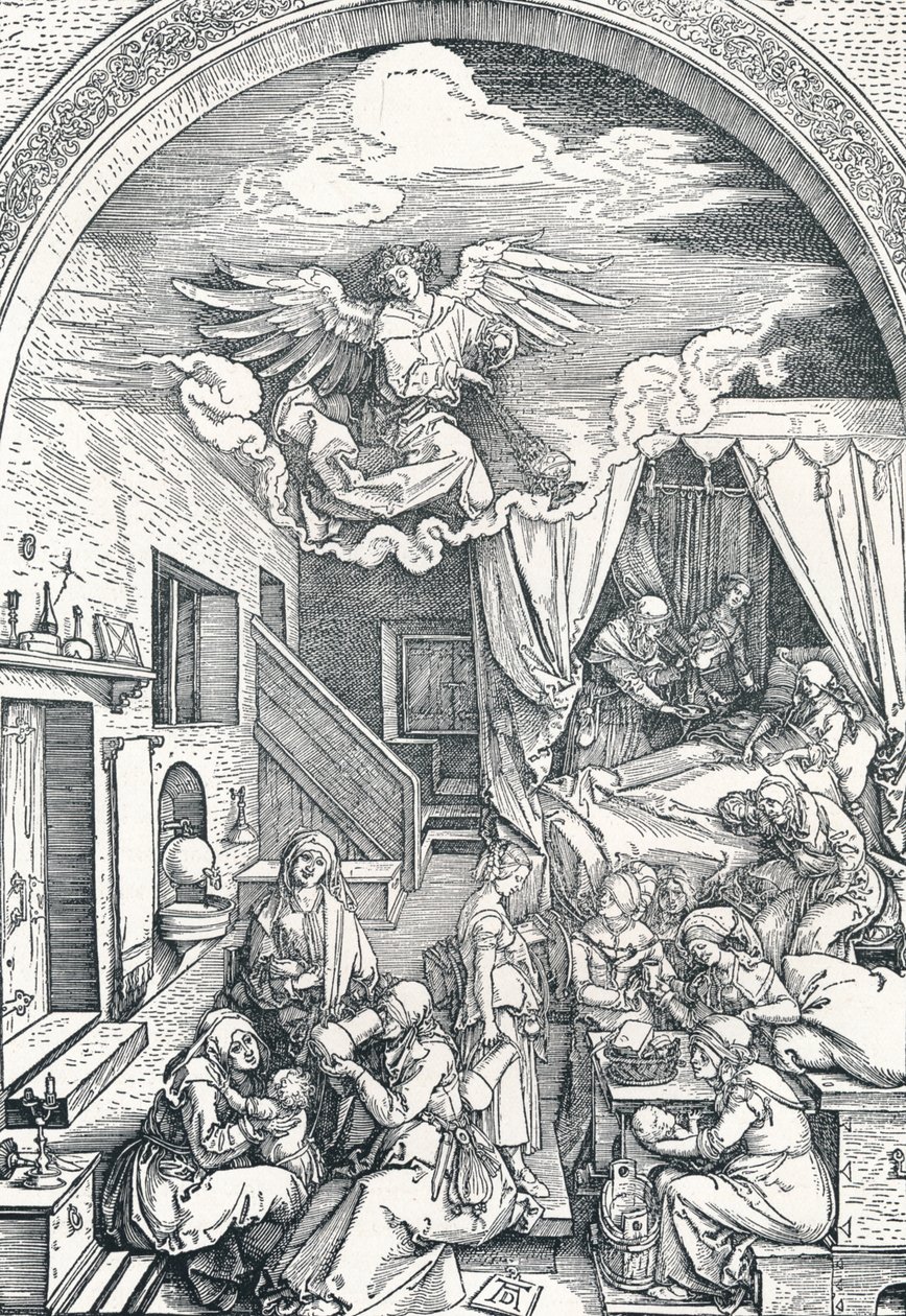 Narození Panny Marie, c1503-1504, 1906 od Albrecht Dürer
