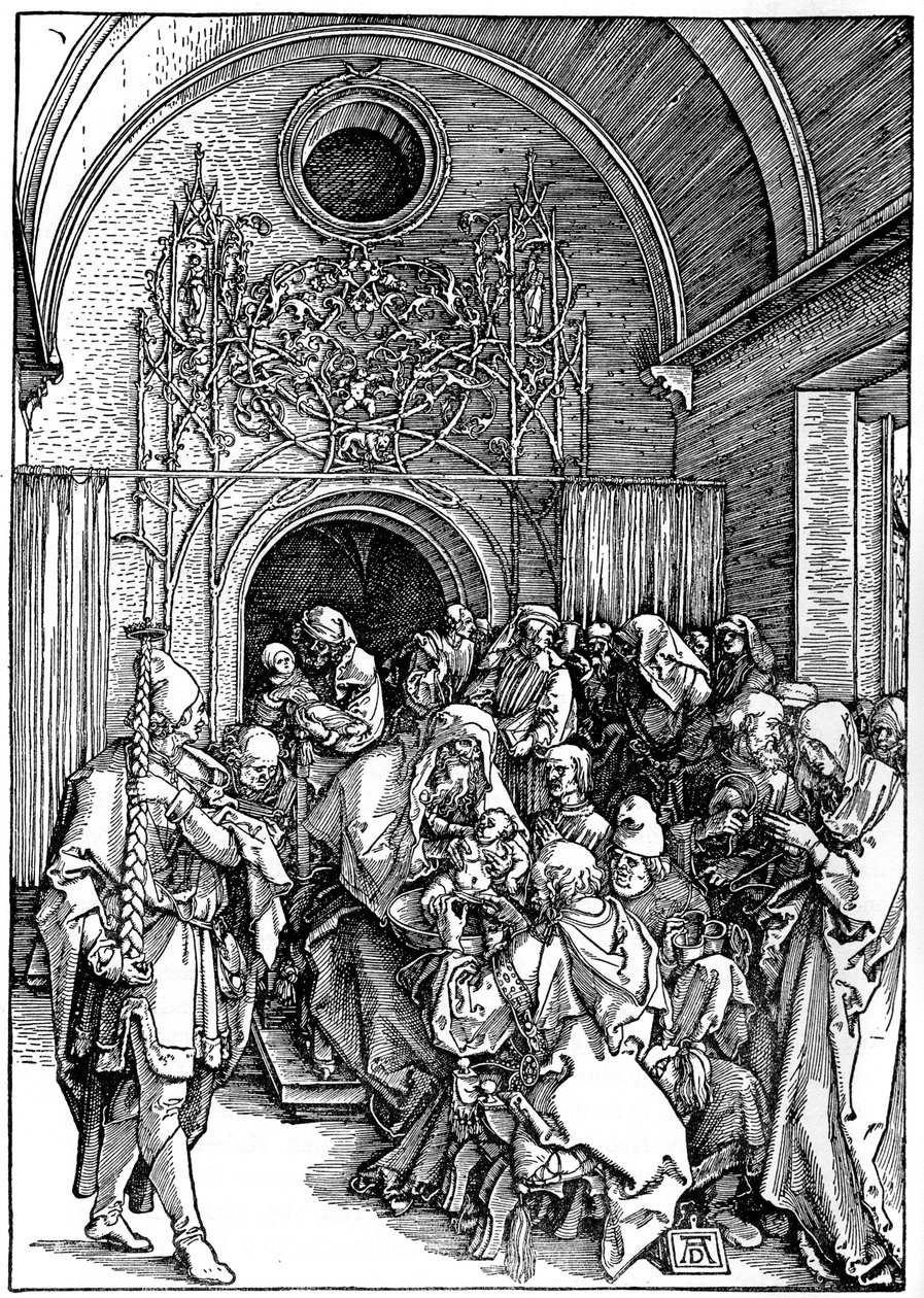 Obřízka, 1502-1505, 1936 od Albrecht Dürer