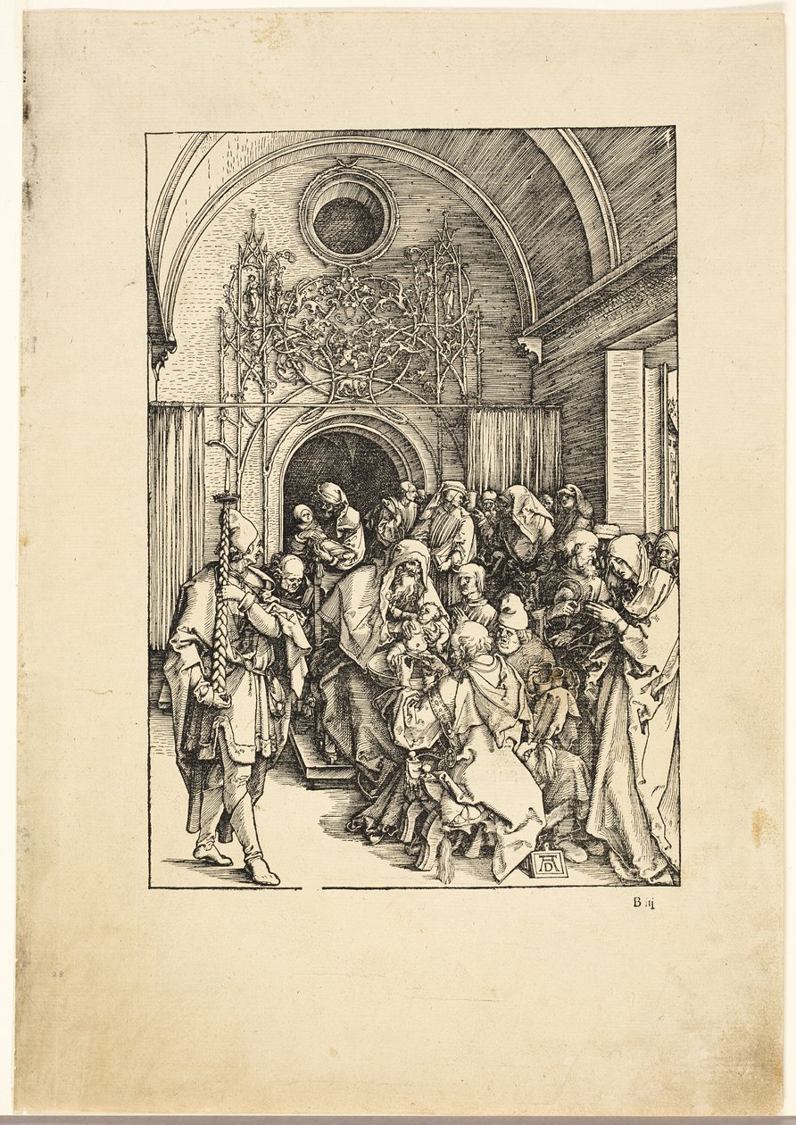 Obřízka Krista, ze Života Panny od Albrecht Dürer
