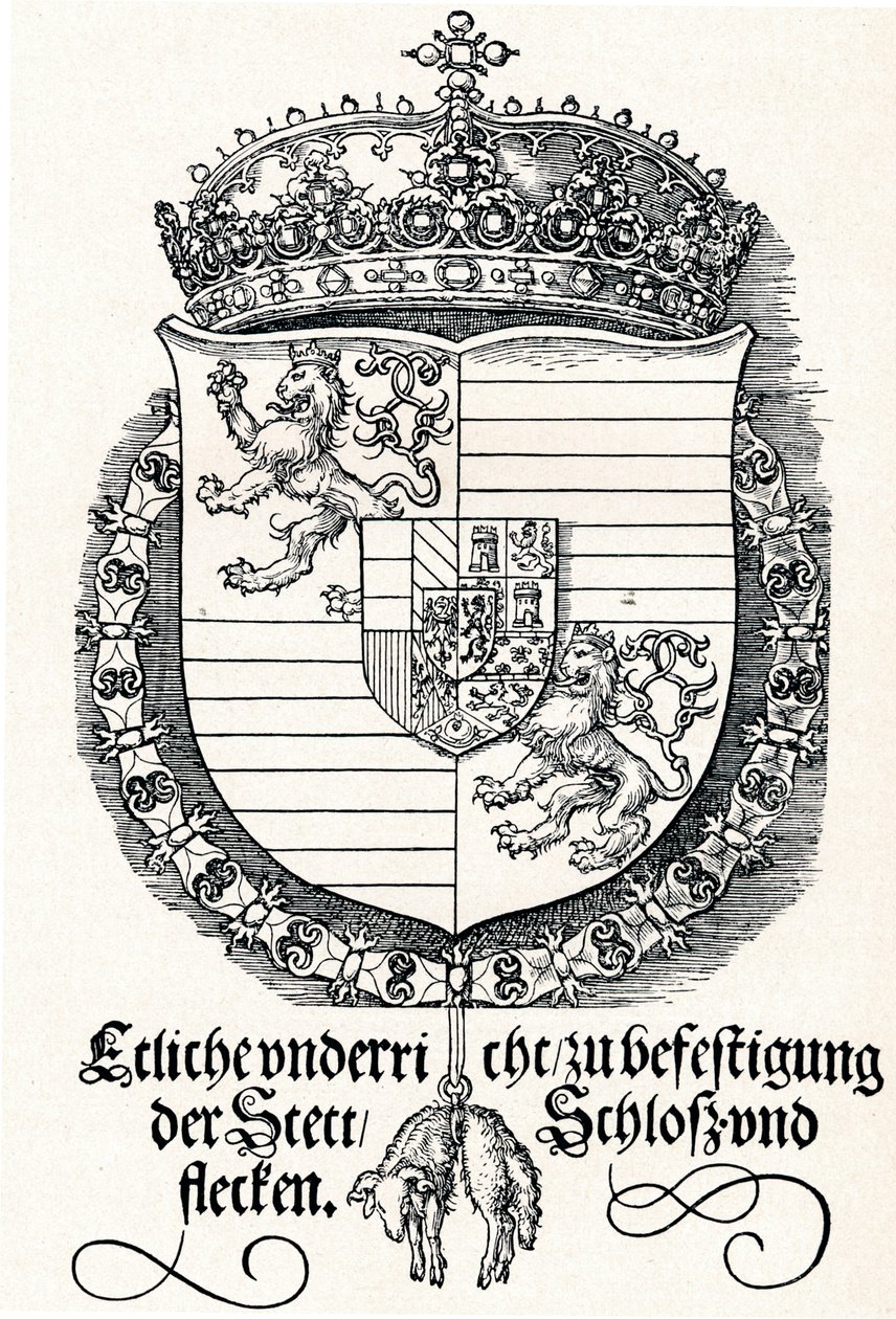 Erb Ferdinanda I., krále uherského a českého, 1527 1906 od Albrecht Dürer