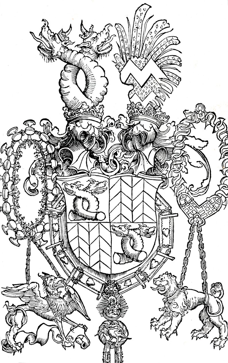 Erb Floriana Waldaufa, 1500 1906 od Albrecht Dürer