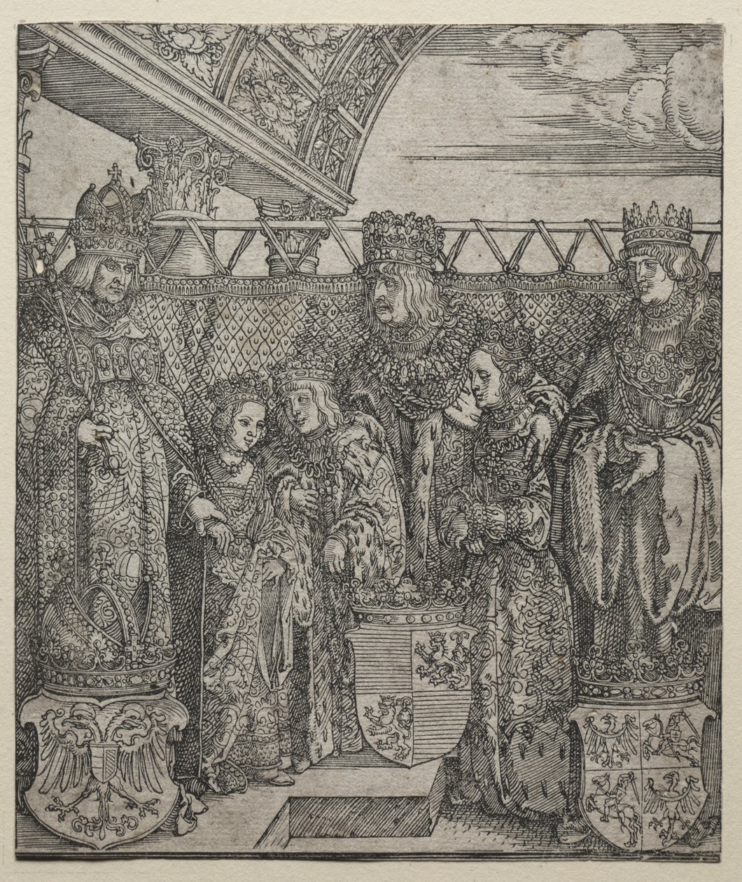 Kongres knížat ve Vídni od Albrecht Dürer
