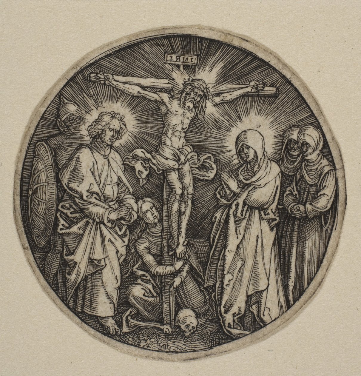 Ukřižování (kruh) od Albrecht Dürer