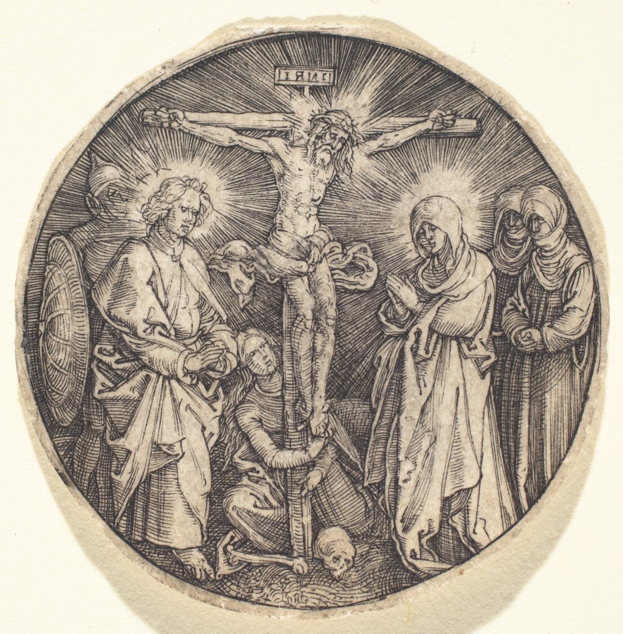 Ukřižování zvané Maxmiliánova hlavice meče, c. 1518. od Albrecht Dürer