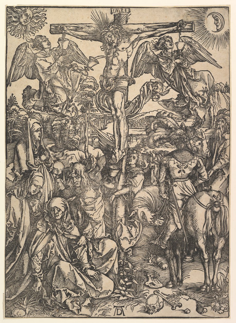 Ukřižování, z Velké vášně, ca. 1498. od Albrecht Dürer